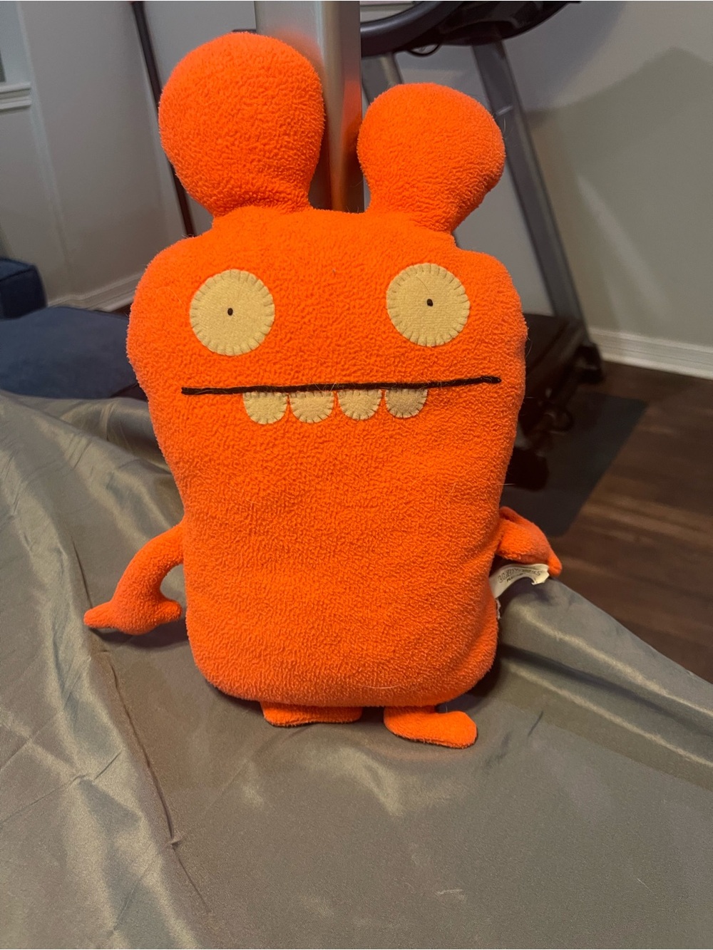 Vintage Uglydoll Plunko Orange Plush 15" Stuffed Animal Toy Classic Retired 2007